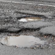 Stock image of a pothole. Barking and Dagenham Council has spent £2.2m over a three-year period on potholes
