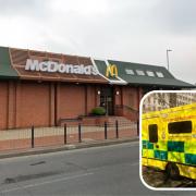 The man was assaulted in the Ballards Road McDonald's