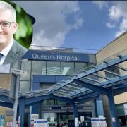 'Critical incident' stepped down at Queen's Hospital but 'challenges' remain says chief executive Matthew Trainer