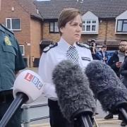 Louisa Wolfe gives a statement in Hainault