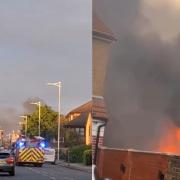 The blaze was reported to London Fire Brigade at around 7.53pm on April 30