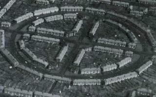 An aerial view of the Becontree Estate