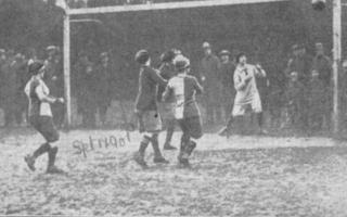 Dagenham Ladies beat Hoffmann’s Ladies 2-0 in away match at Chelmsford, April 1919