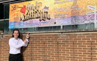 Will Haswell is Dick Whittington at The Broadway Theatre in Barking