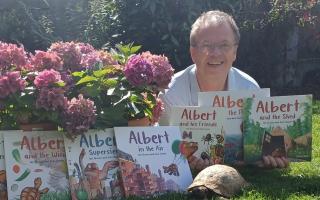 Ian Brown and his Albert the Tortoise books