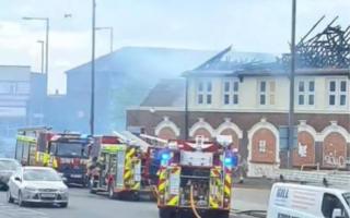 At least four fire engines were sent to the scene